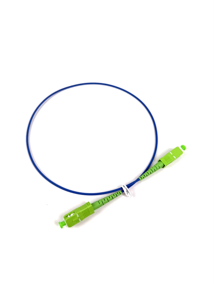 SC/APC 0.5M Ultra-Kòd Patch Singlemode Kout 60dB Pèt Retounen